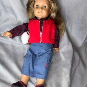 American Girl Doll 18” Rebecca Rubin? In RARE Winter Outfit.